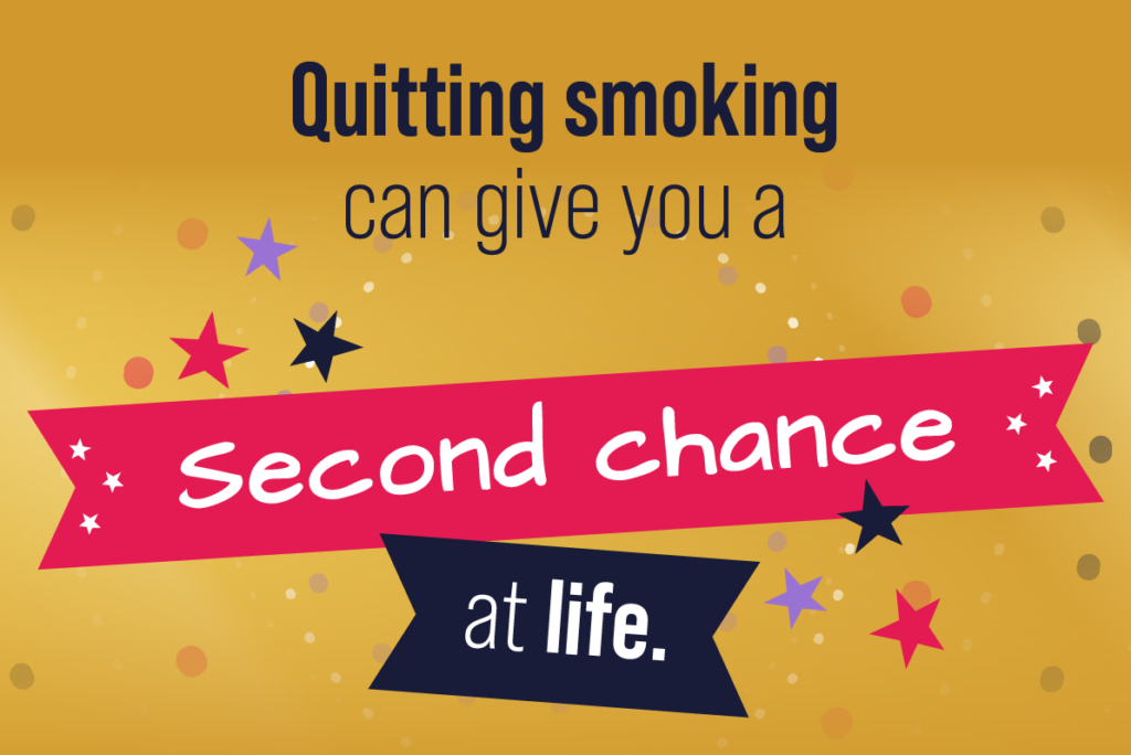 CDC Quitting smoking can give you a second chance at life